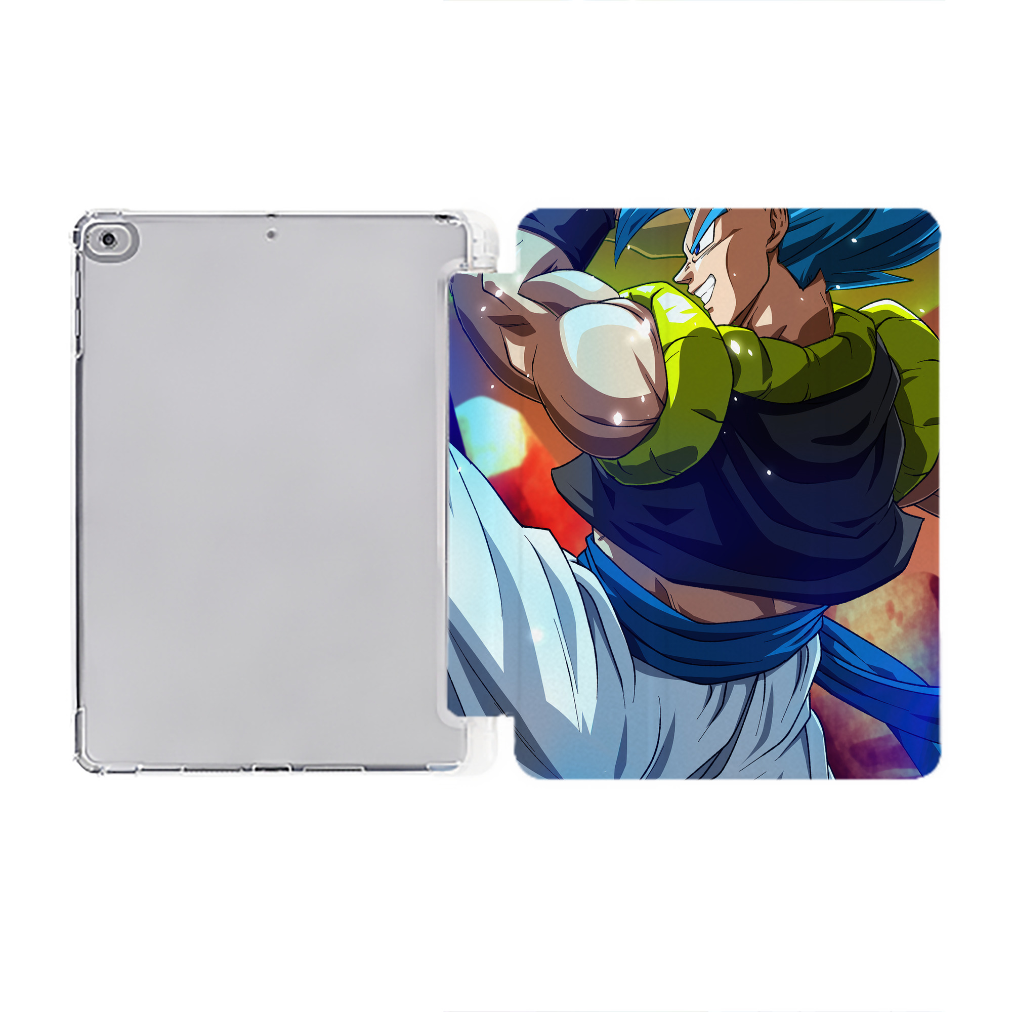 （画像用） ドラゴンボール DRAGON BALL IPad ケース ペン収納付き 三つ折りスタンド PUレザー×シリコン 対応機種9.5/10.5/10.9インチ